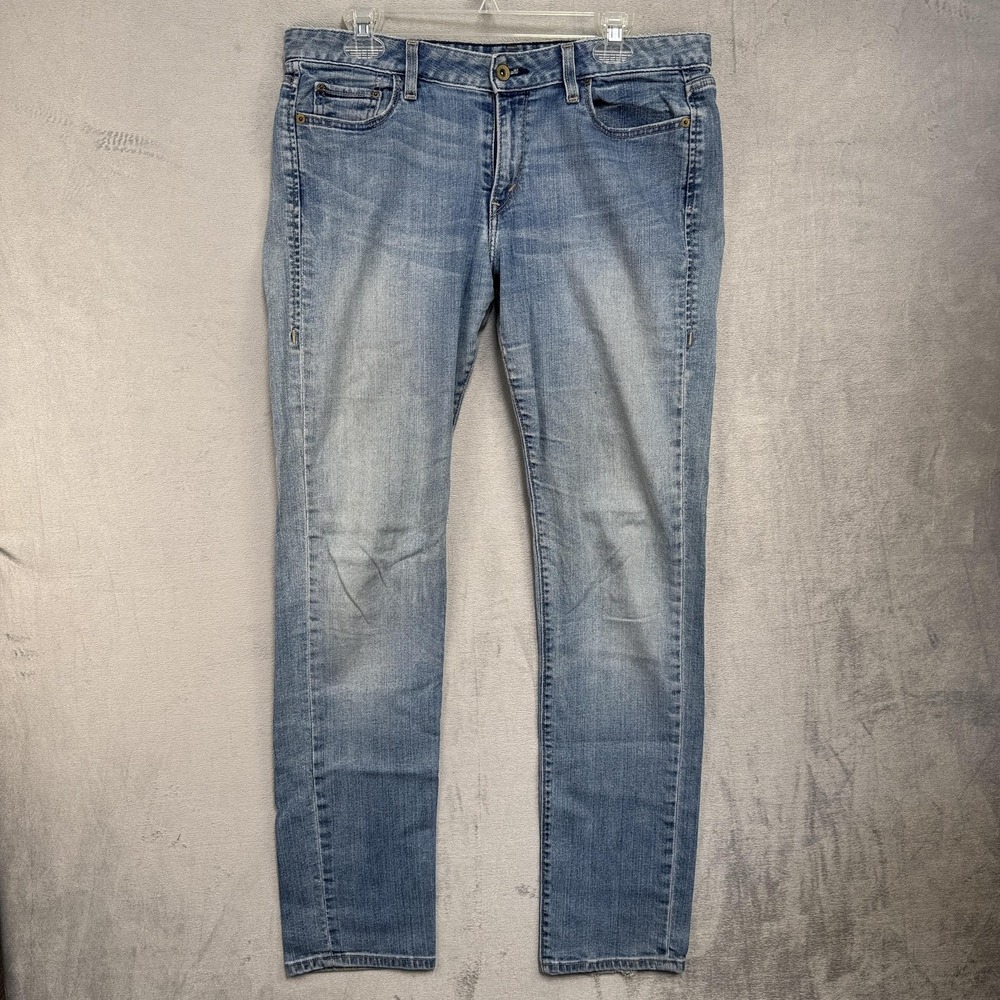 Levis 531 Low Skinny Jeans Womens 12L Blue Light Wash Low Rise Stretch Denim Eco